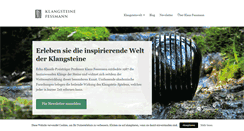 Desktop Screenshot of klangsteine.com